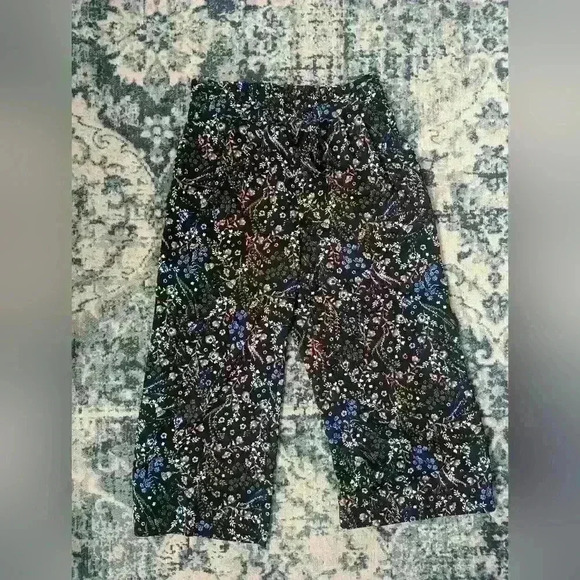 DR2 Wide Leg Floral Pant with Pockets - Picture 1 of 7